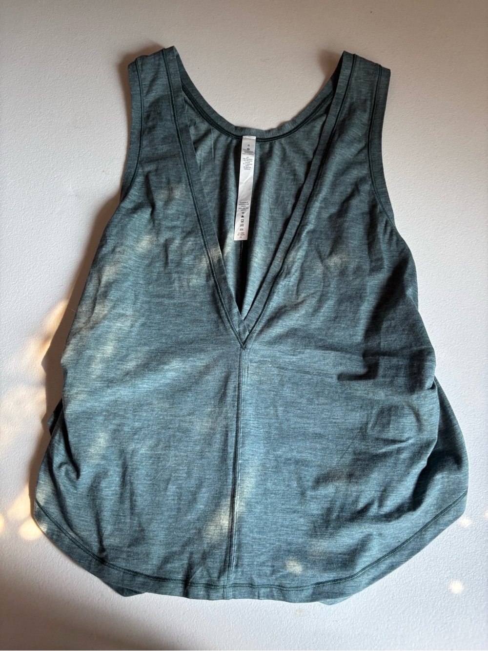 lululemon athletica Deep V Tank - Teal